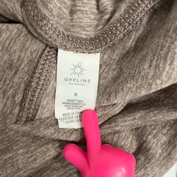 OFFLINE by Aerie Women's Brown High Waisted Jogger Pants Size Medium - Picture 4 of 5